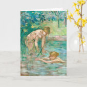 Baigneuses | Berthe Morisot Kaart (Gele Bloem)