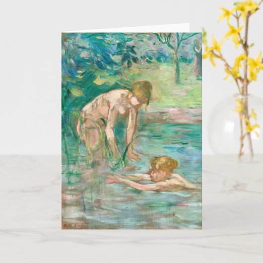 Baigneuses | Berthe Morisot Kaart (Gele Bloem)
