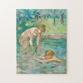 Baigneuses | Berthe Morisot Legpuzzel (Verticaal)