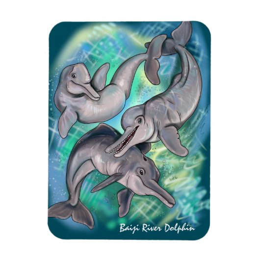 Baiji Dolphin verloor echo's Magneet (Verticaal)
