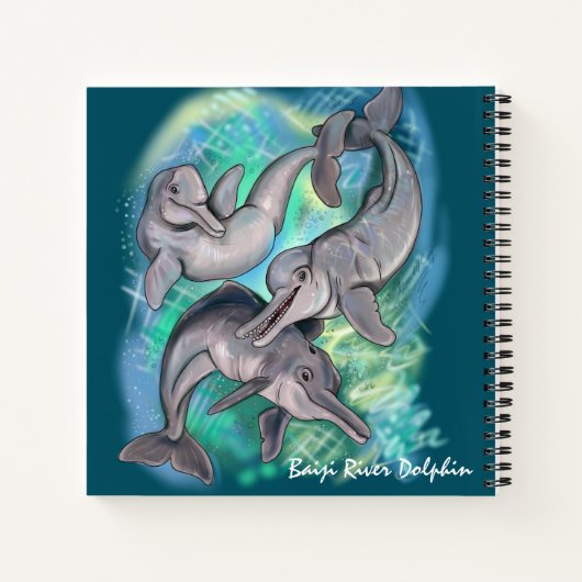 Baiji Dolphin verloor echo's Notitieboek (Achterkant)