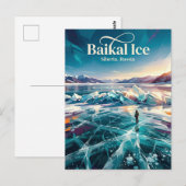Baikalmeer Rusland Briefkaart (Voorkant / Achterkant)