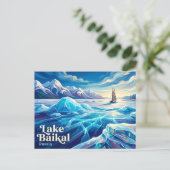 Baikalmeer Rusland Briefkaart (Staand voorkant)