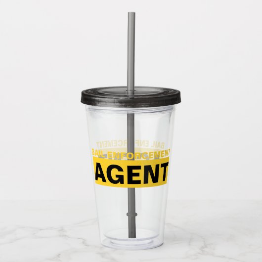 Bail Agent Acryl Drinkbeker (Voorkant)