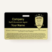 Bail Agent Badge (Voorkant)
