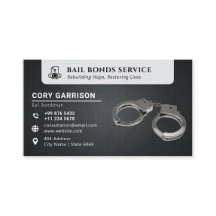 Bail Bond Services | Elegant zwart