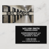 Bail Bonds Bondsman Visitekaartje (Voorkant / Achterkant)