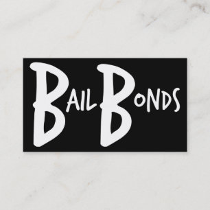 Bail Bonds Eenvoudig Visitekaartje