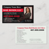Bail Bonds Foto bedrijfskaarttemplate aanpassen Visitekaartje (Voorkant / Achterkant)
