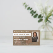Bail Bonds Foto bedrijfskaarttemplate aanpassen Visitekaartje (Staand voorkant)