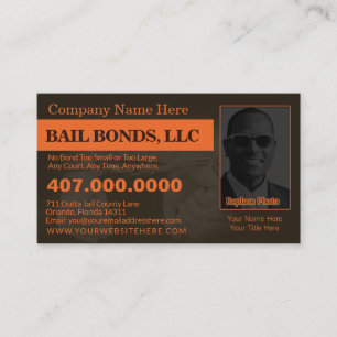 Bail Bonds Foto bedrijfskaarttemplate aanpassen Visitekaartje