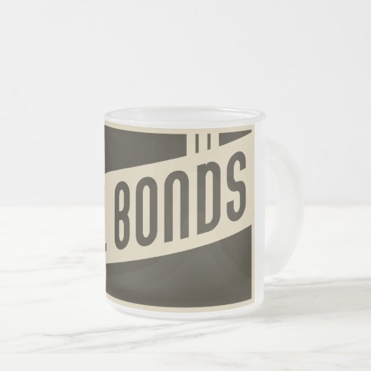 bail bonds matglas koffiemok (Voorkant rechts)