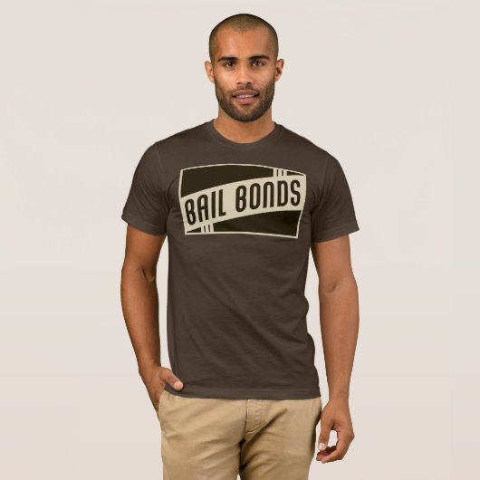 bail bonds t-shirt (Voorkant volledig)