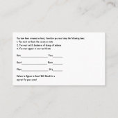 Bail Bonds Twee Kant Moderne Visitekaartjes (Achterkant)