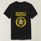Bail Bondsma Bounty Hunter Fugitive Recovery Agent T-shirt (Design voorkant)
