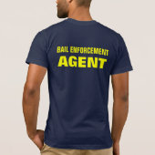 BAIL ENFORCEMNT AGENT T SHIRT Navy blue (Achterkant)