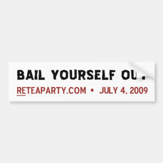 Bail-uzelf uit bumpersticker
