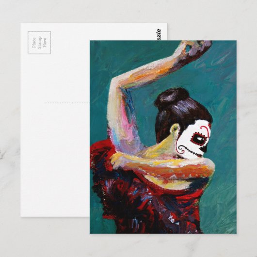 Bailan de los Muertos Briefkaart (Voorkant / Achterkant)