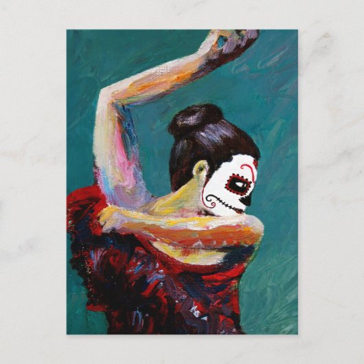 Bailan de los Muertos Briefkaart (Voorkant)