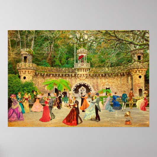 Bailando valen la Quinta da Regaleira Poster (Voorkant)