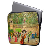 Bailando valen la Quinta Laptop Sleeve (Voorkant Links)