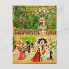Bailando vals en la Quinta da Regaleira (Portugal) Briefkaart