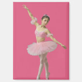 Bailarina con tutú rosa magneet (Voorkant)