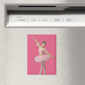 Bailarina con tutú rosa magneet (Insitu (Vaatwasser))