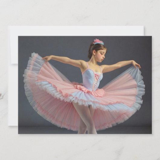 Bailarina desplegando su tutu  (Voorkant)