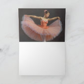 Bailarina desplegando su tutu bedankkaart (Binnen)