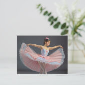 Bailarina desplegando su tutu  briefkaart (Staand voorkant)