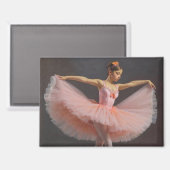 Bailarina desplegando su tutu  magneet (Voorkant / Achterkant)