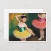 Bailarinas con colores vivos briefkaart (Voorkant / Achterkant)