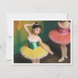 Bailarinas con colores vivos briefkaart