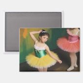Bailarinas con colores vivos magneet (Voorkant / Achterkant)