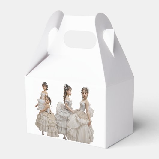 Bailarinas con trajes románticos bedankdoosjes (Achterkant)