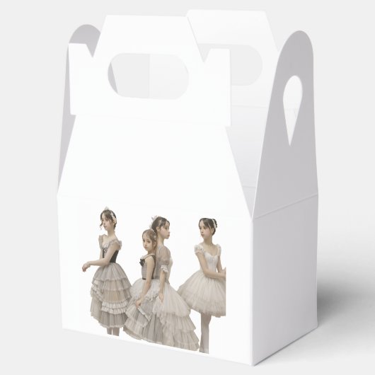 Bailarinas con trajes románticos bedankdoosjes (Geopend)