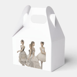 Bailarinas con trajes románticos bedankdoosjes