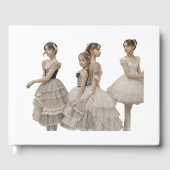 Bailarinas con trajes románticos gastenboek (Voorkant)