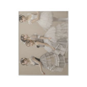 Bailarinas con trajes románticos notitieblok (Linkerzijde)