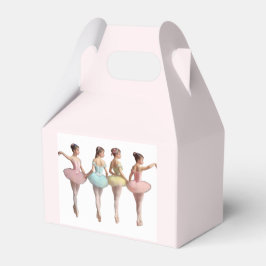 Bailarinas con tutús de colores suaves bedankdoosjes