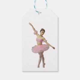 Bailarinas con tutús de colores suaves cadeaulabel