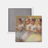 Bailarinas en el estilo de Degas en tonos suaves Magneet (Voorkant / Achterkant)