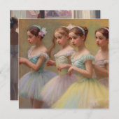Bailarinas en el estilo de Degas Tarjeta (Voorkant / Achterkant)