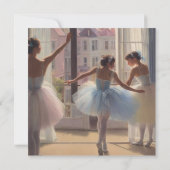 Bailarinas en el estilo de Degas Tarjeta (Achterkant)