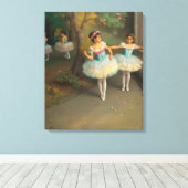 Bailarinas en el estilo romántico canvas afdruk (Insitu (Houten vloer))