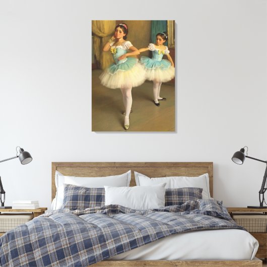 Bailarinas en el estilo romántico canvas afdruk (Insitu (Slaapkamer))