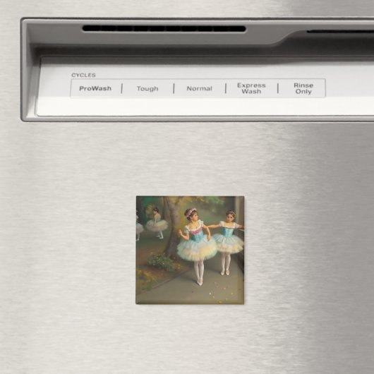 Bailarinas en el estilo romántico magneet (Insitu (Vaatwasser))