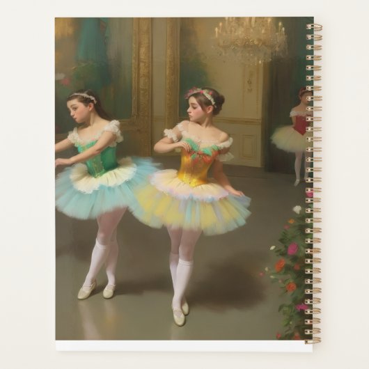 Bailarinas en el estilo romántico planner (Achterkant)