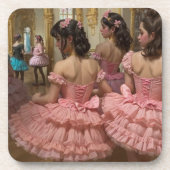 Bailarinas en una gran sala de estilo rocóco bier onderzetter (Voorkant)